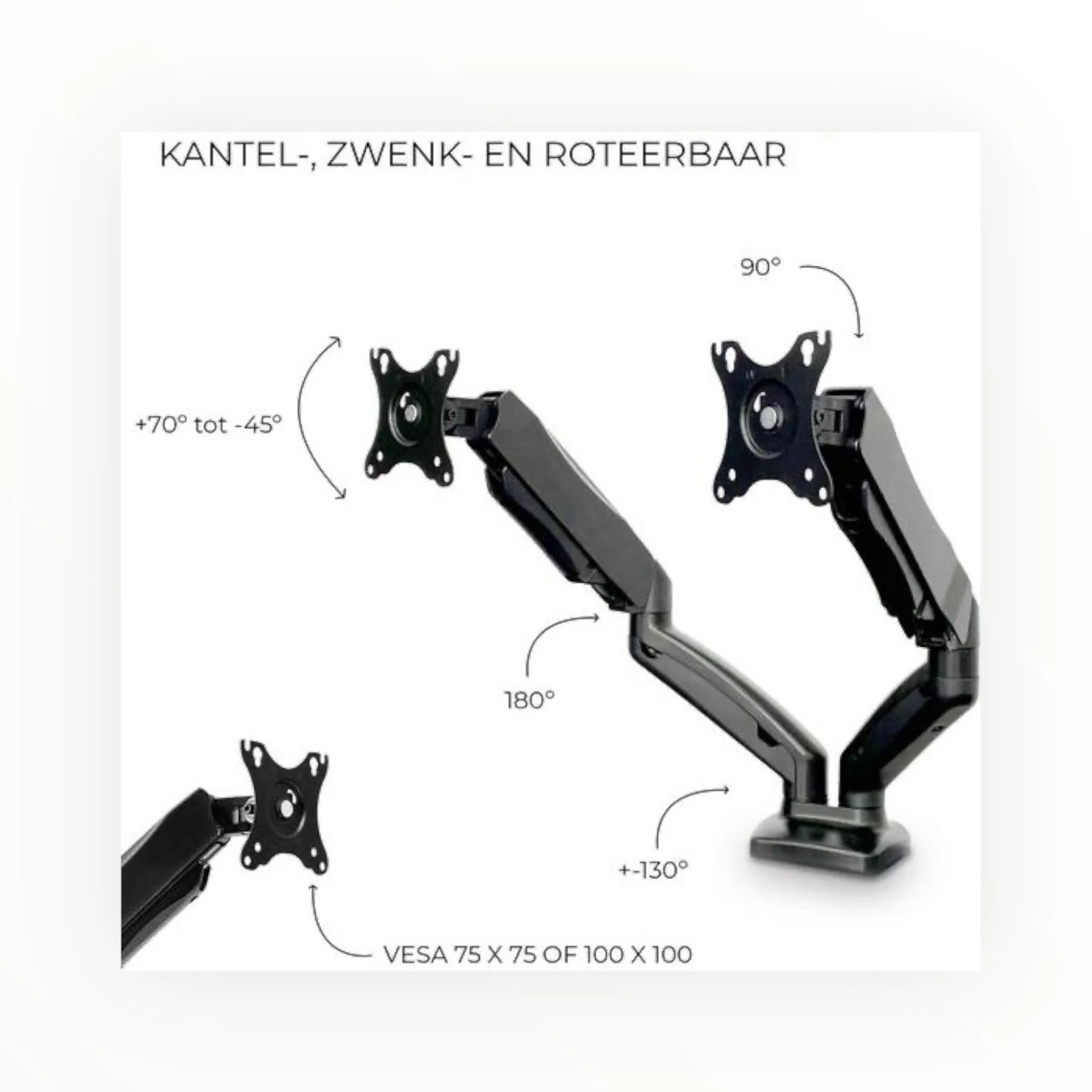Renab - Double monitor arm - Image 4